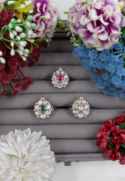 Lohita Moissanite Ring (Adjustable)