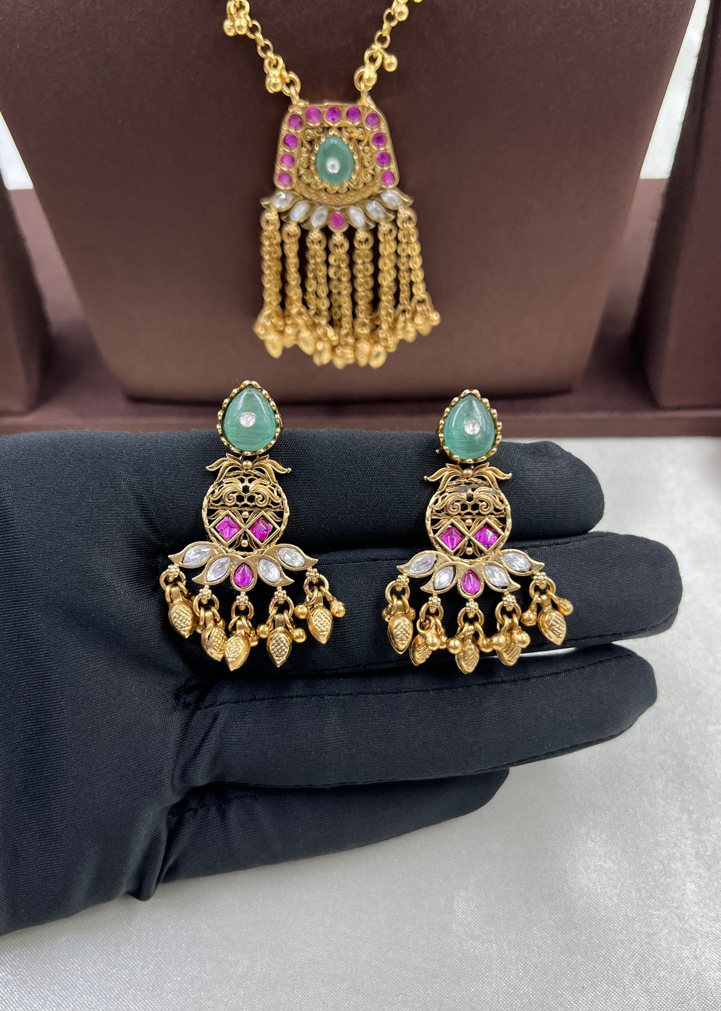 Misty Heritage Semi Long Necklace