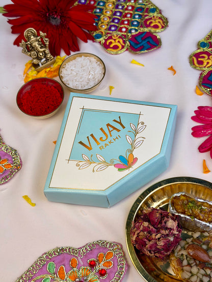 Snowflake Crystal Spinner Rakhi