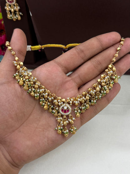 Sharvari Heritage Necklace Set