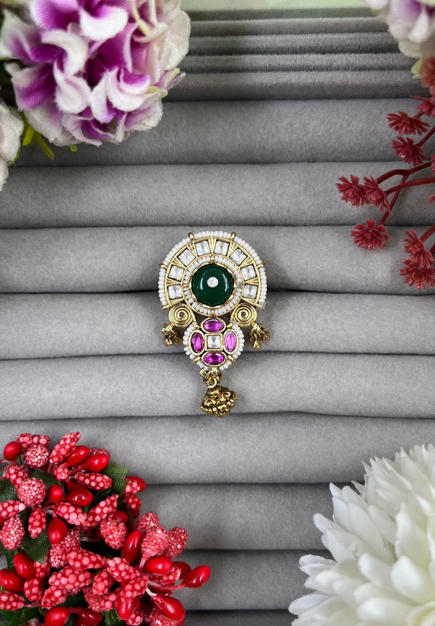 Aashka Choker Heritage Ring