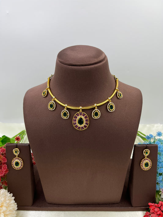 Ornate Victorian Ad Necklace