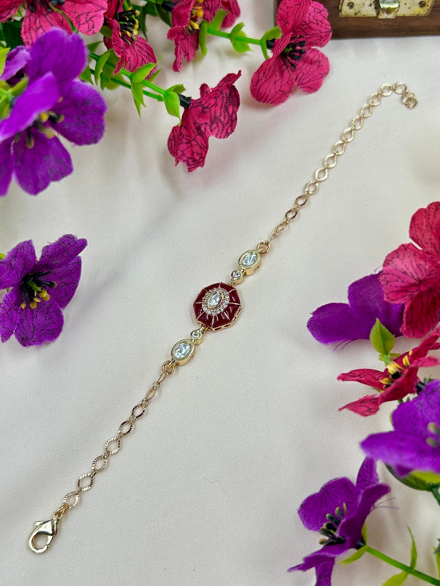 Soni Moissanite Bracelet (Adjustable)