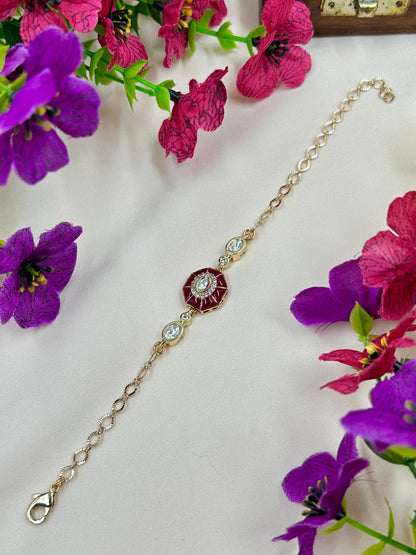 Soni Moissanite Bracelet (Adjustable)