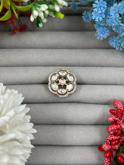 Roshni Moissanite Ring (Adjustable)