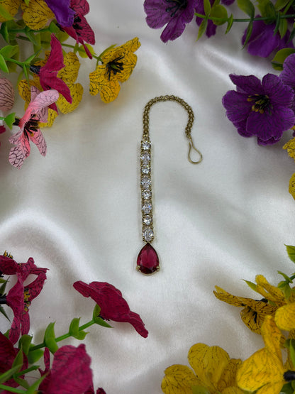 Neeta Victorian American Diamond Mang Tika