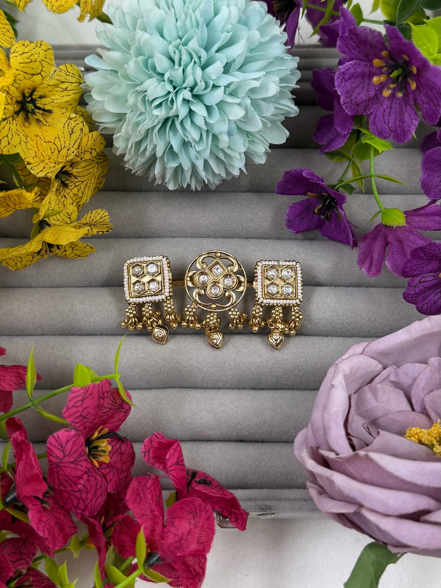 Sneha Heritage Ring (Adjustable)
