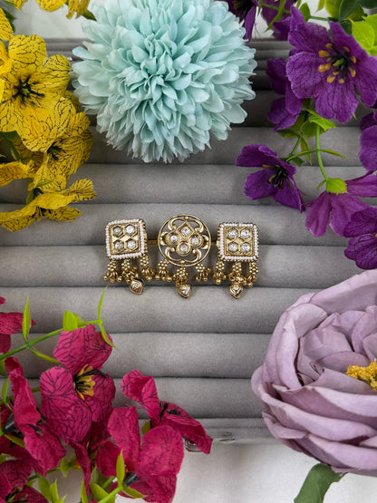 Sneha Heritage Ring (Adjustable)