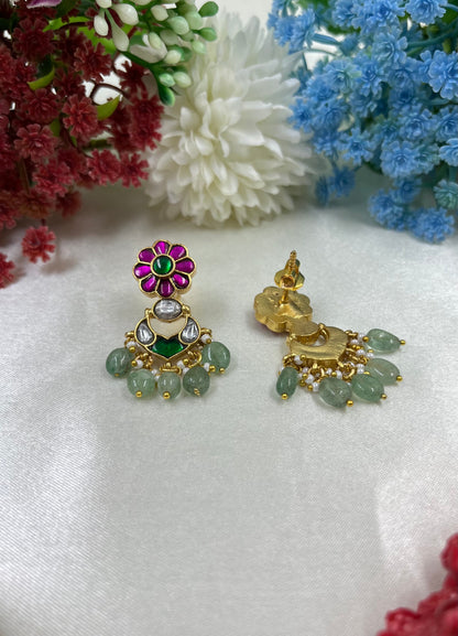 Prithvi Jadau Pachi Kundan Earring