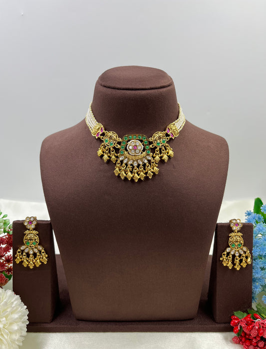 Juhi Heritage Delicate Choker Necklace
