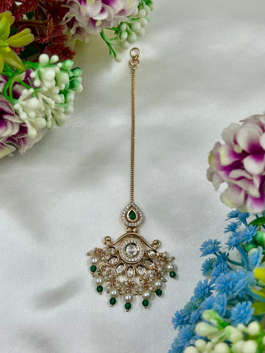 Mayuri Moissanite Mang Tika