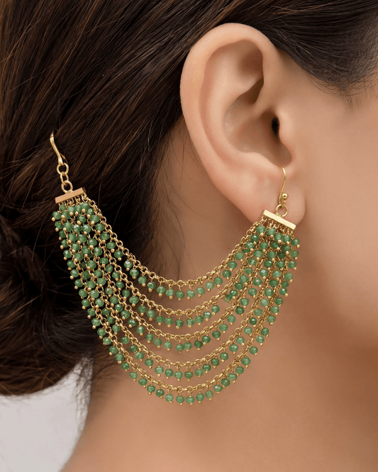 Alka Pearl Ear Chain
