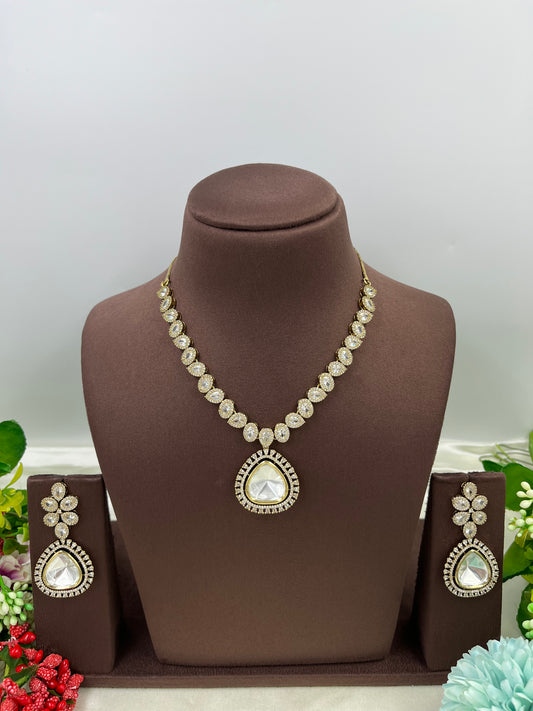 Gauri Moissanite Necklace