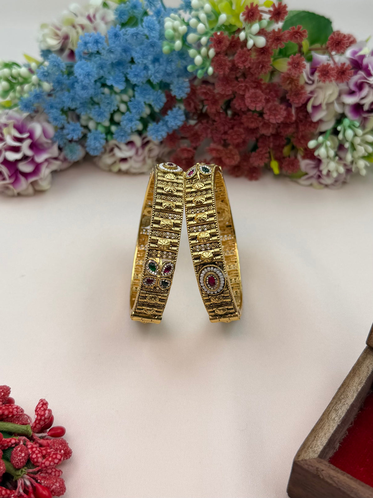 Shivanya Heritage Chorski Bangles (Openable)