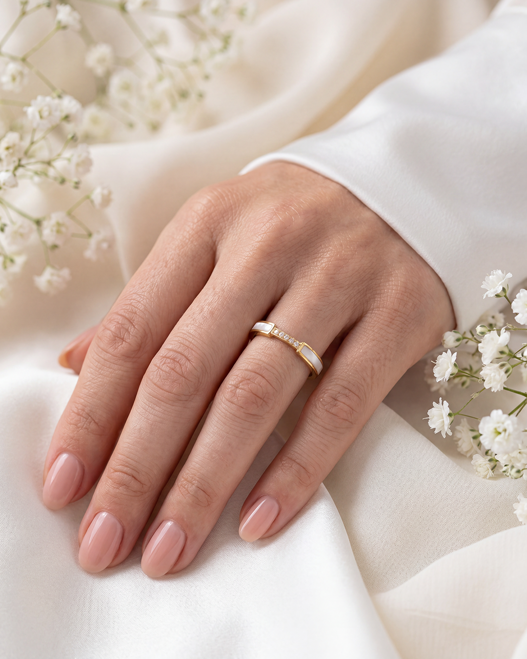 Alice Anti-Tarnish Stainless Steel Ring