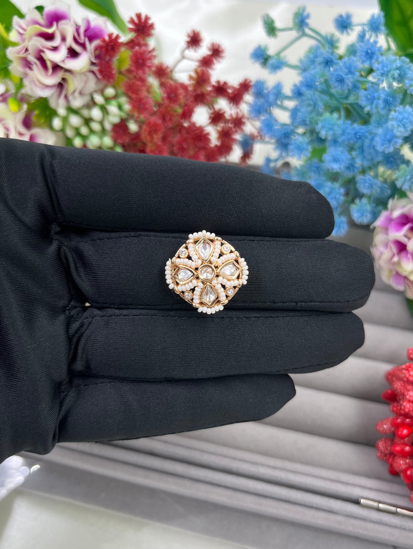 Fiza Moissanite Ring