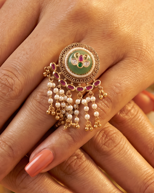 Sarikha Heritage Finger Ring (Adjustable)