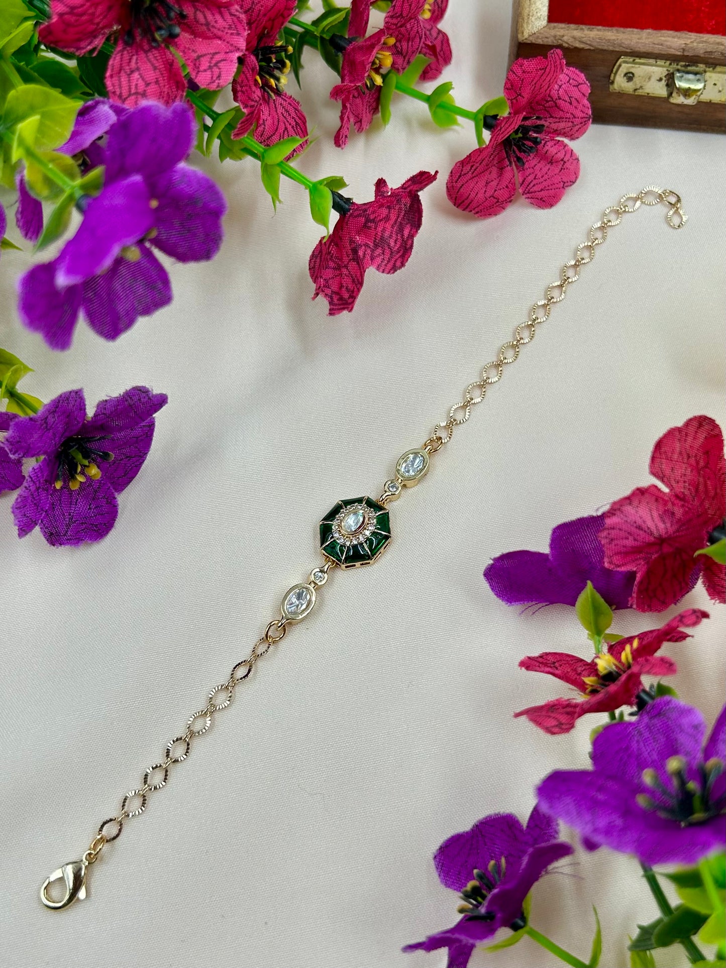 Soni Moissanite Bracelet (Adjustable)