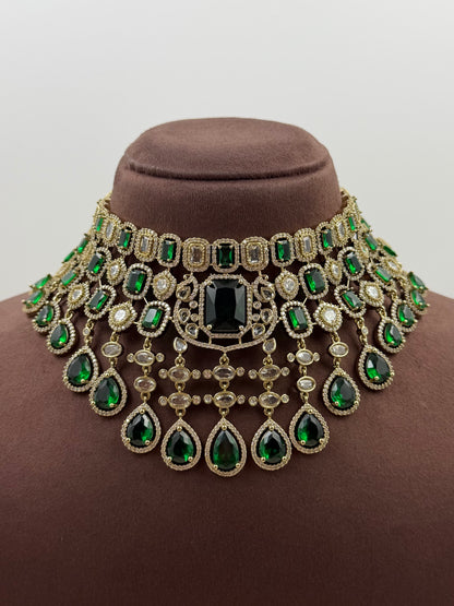Tanvi Victorian Choker Necklace Set