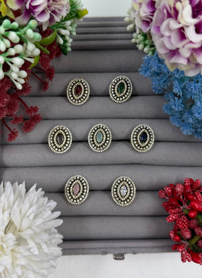 Yajna Victorian American Diamond Ring (Adjustable)