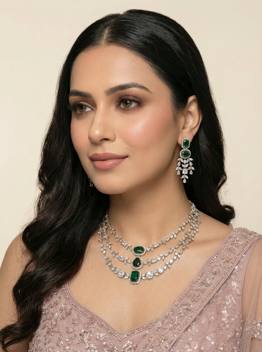 Victorian Triple Layer Necklace Set