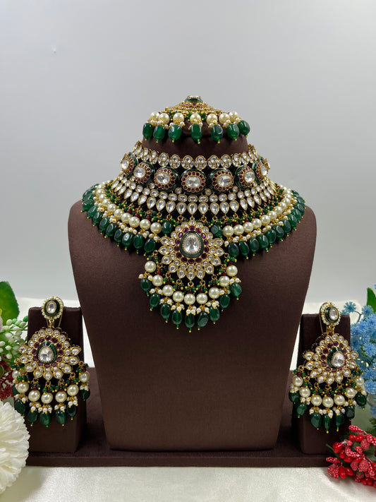 Deepti Polki Kundan Necklace Set