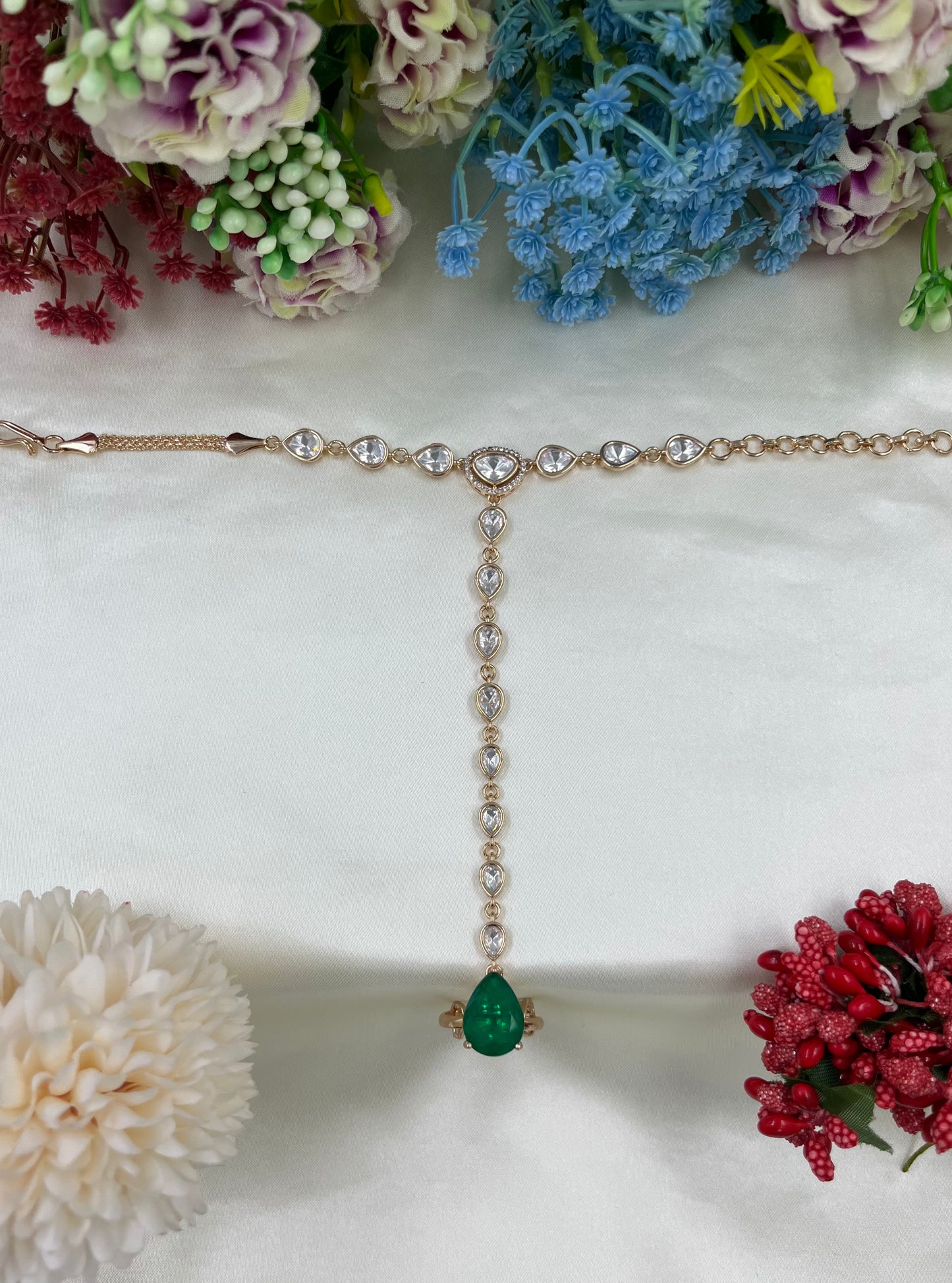 Radiant Moissanite Premium Hath Panja (One pis)
