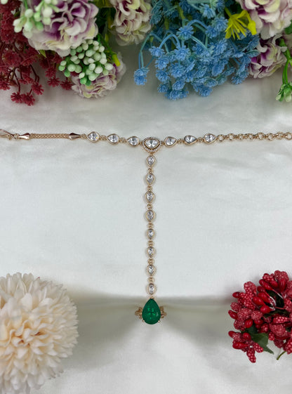 Radiant Moissanite Premium Hath Panja (One pis)