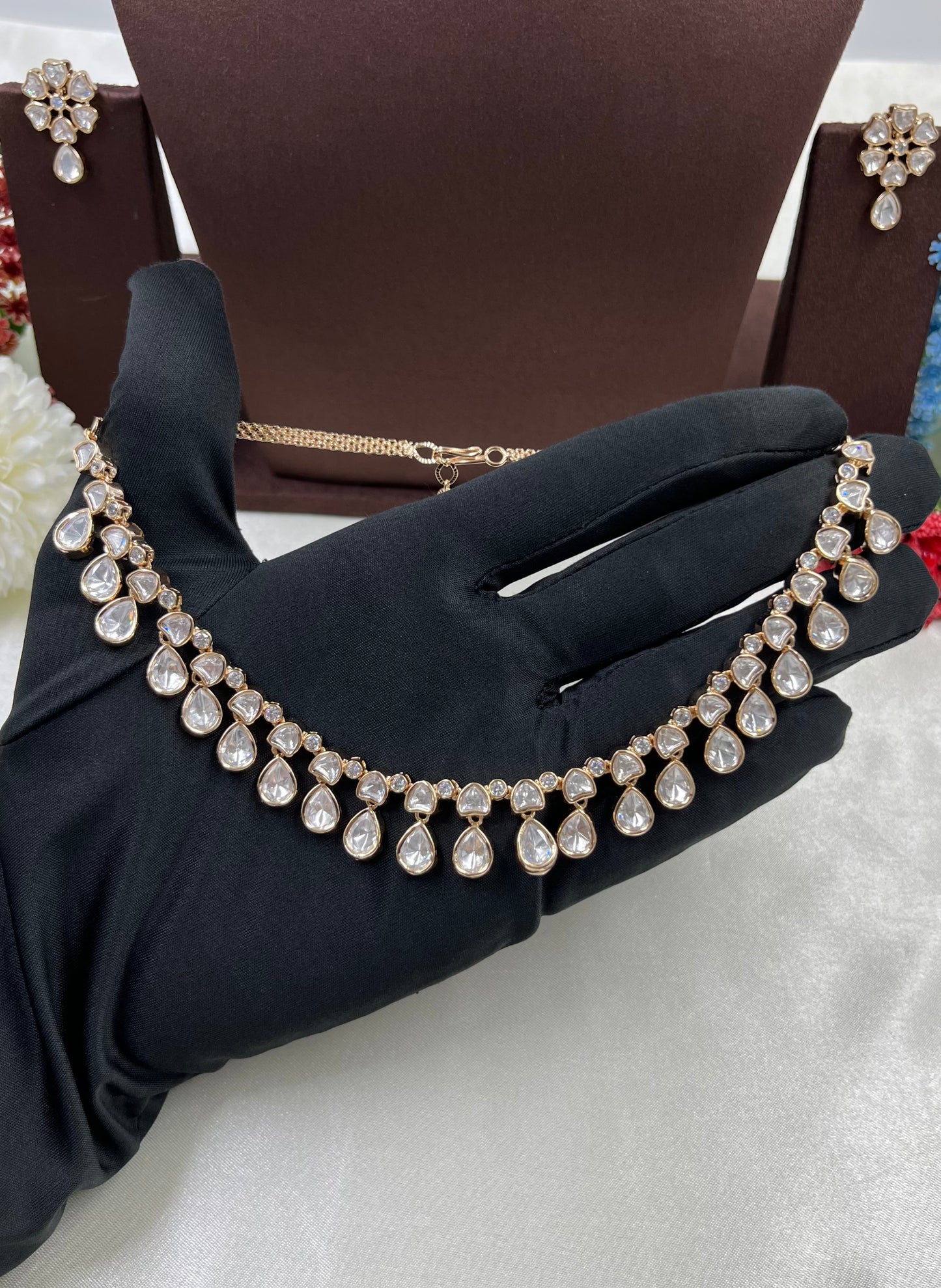 Fiza Moissanite Delicate Necklace