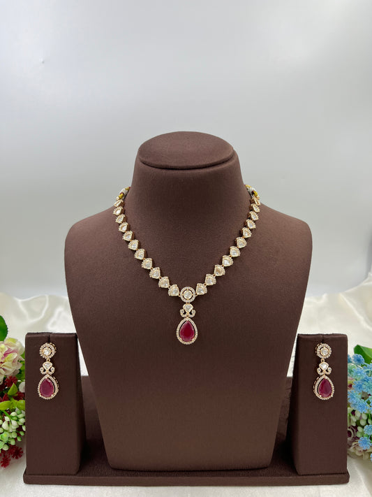 Orchid Shine Premium Moissanite Necklace
