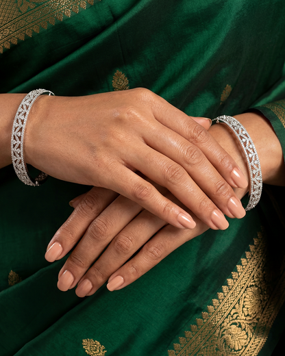 Victoria American Diamond Bangles