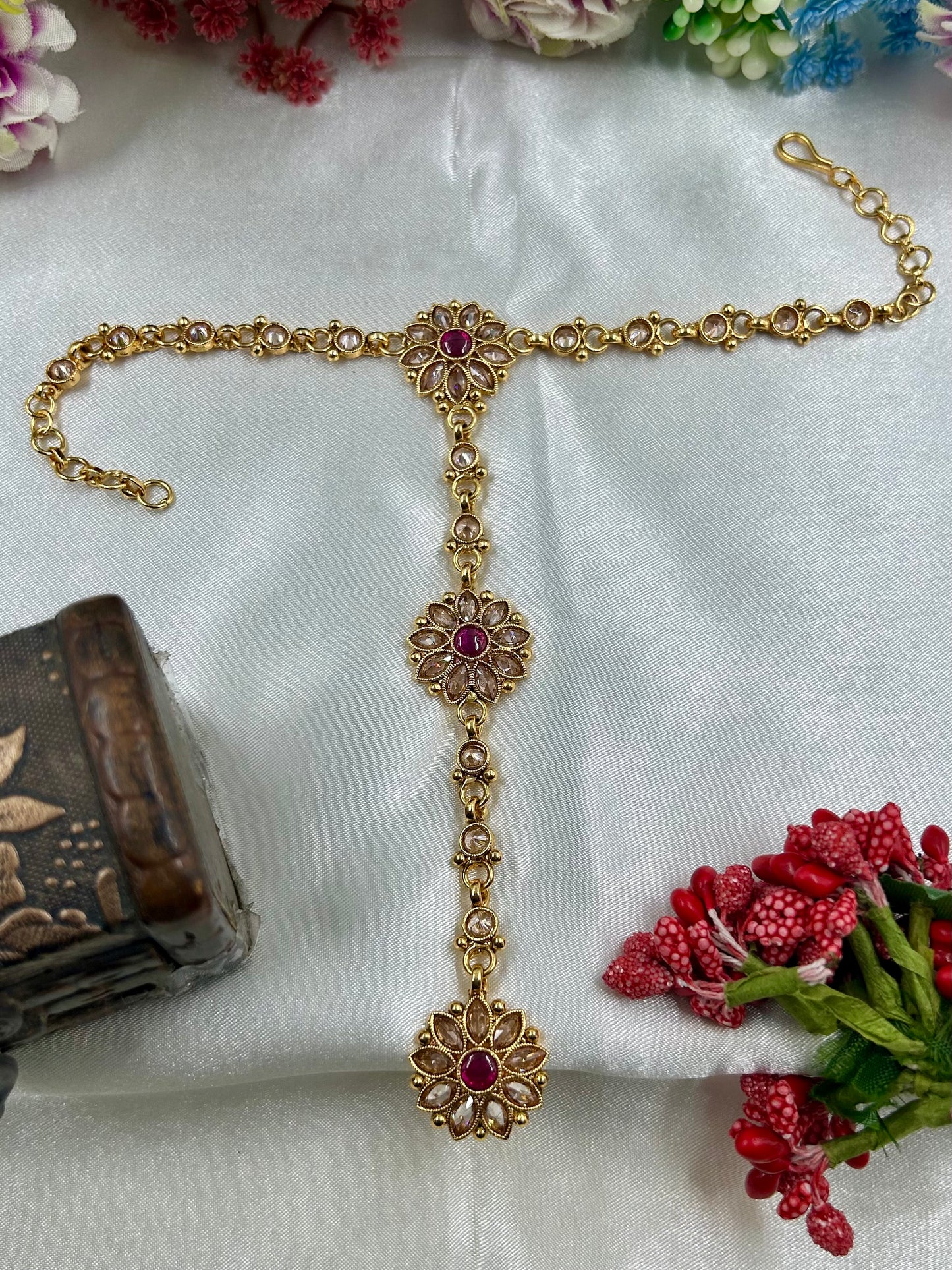 Traditional Gold Hath Panja (One Pis)