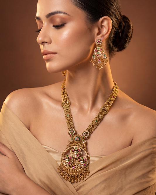 Aditi Heritage Long Necklace Set