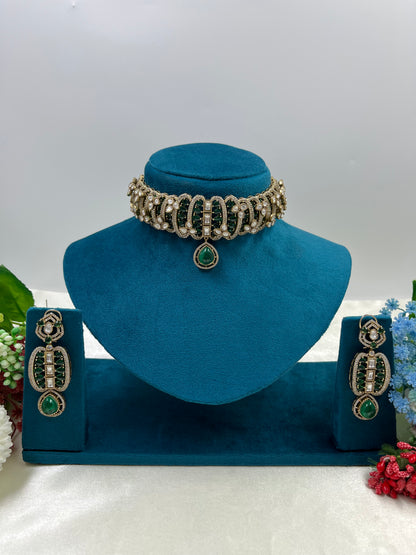Rutzz Jaipuri Kundan Necklace Set