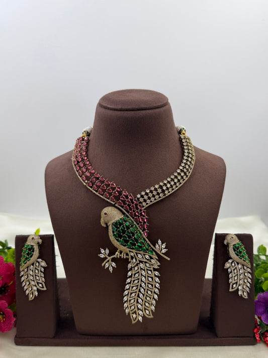 Chhavi Royal Mithu Victorian Necklace Set