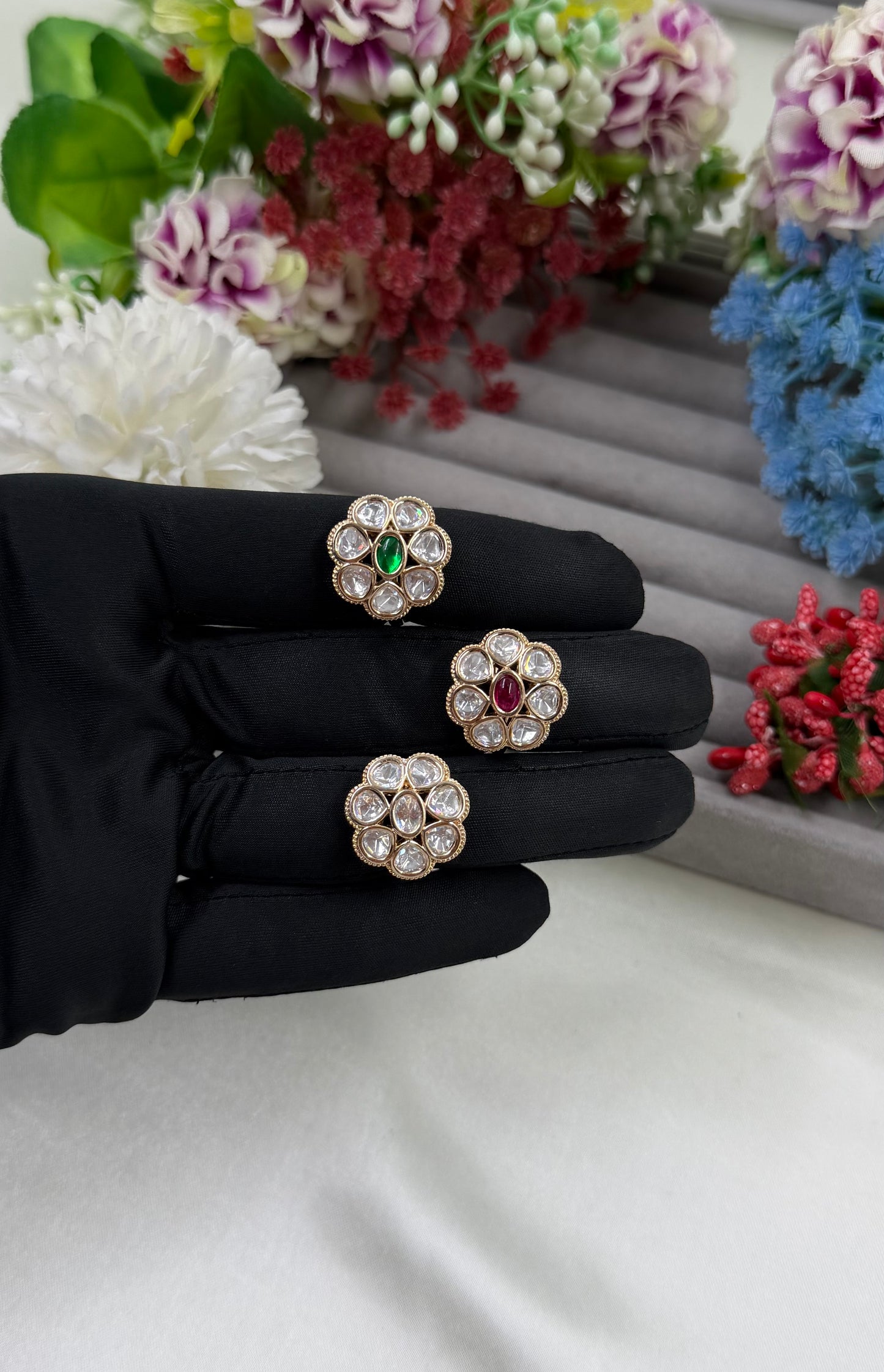 Bharati Moissanite Ring (Adjustable)
