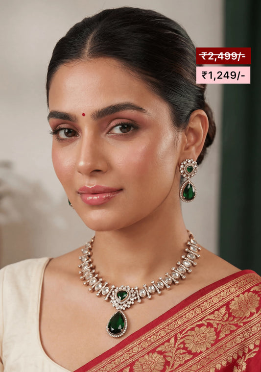Viva Drop Victorian Necklace set