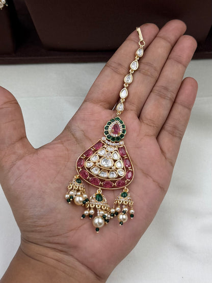 Jivika Moissanite Choker Necklace Set