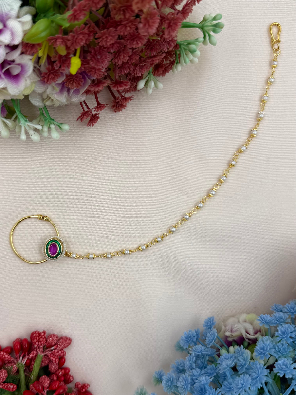 Nanda Traditional Indian Nose Ring