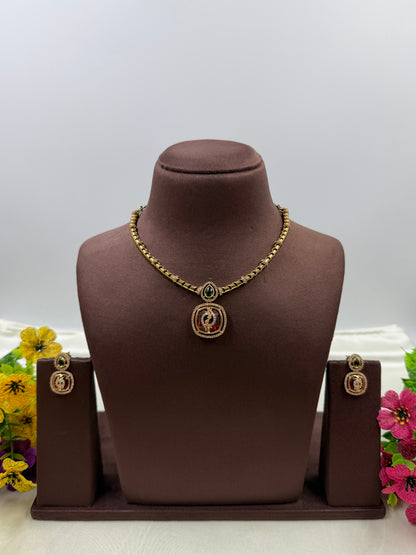 Janvi Victorian Traditional Necklace