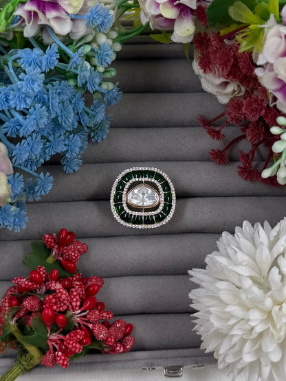 Eliza Moissanite Ring (Adjustable)