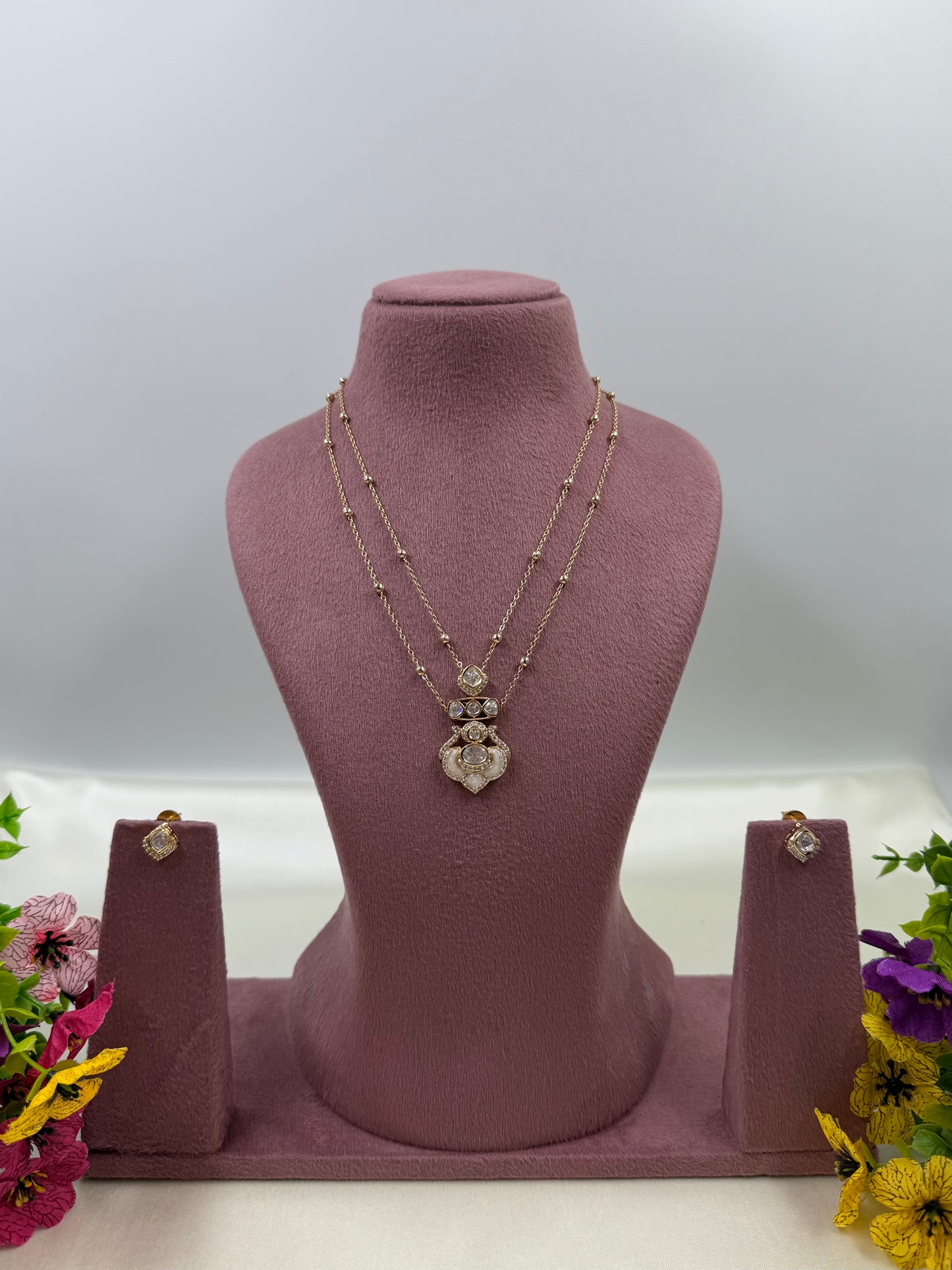 Manisha Moissanite Chain Pendant