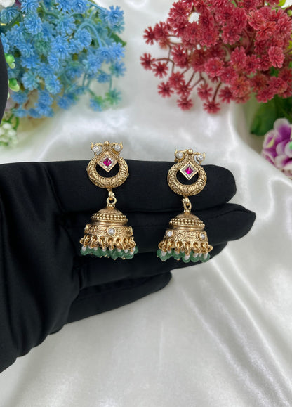 Bina Brass Jhumka