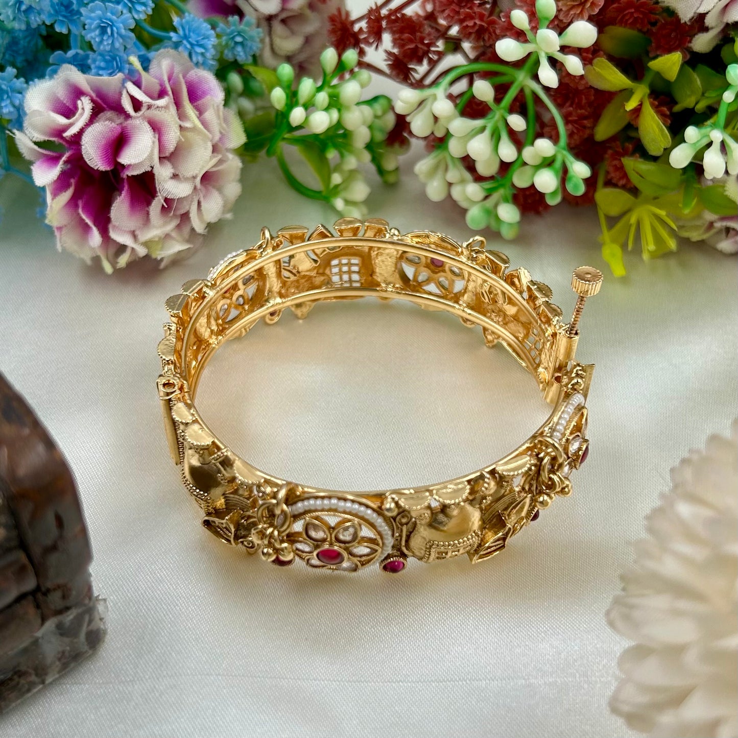 Ritu Heritage Temple Bangles (Openable)