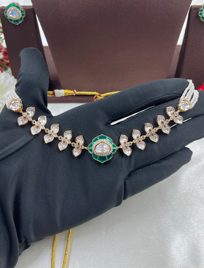 Bhumi Moissanite Choker Necklace