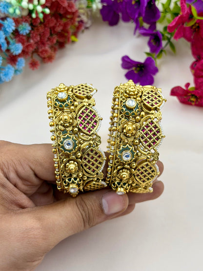 Sanjana Chorski Heritage Bangles (Openable)