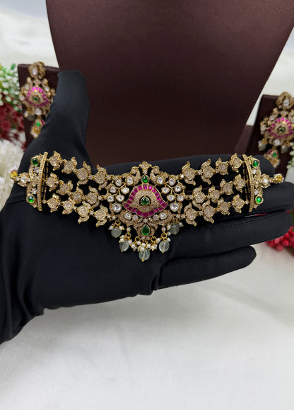 Naina Victorian Traditional Choker Necklace Set
