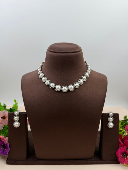 Ariana American Diamond Delicate Necklace Set