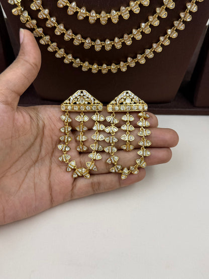 Ruchika Moissanite Necklace Set