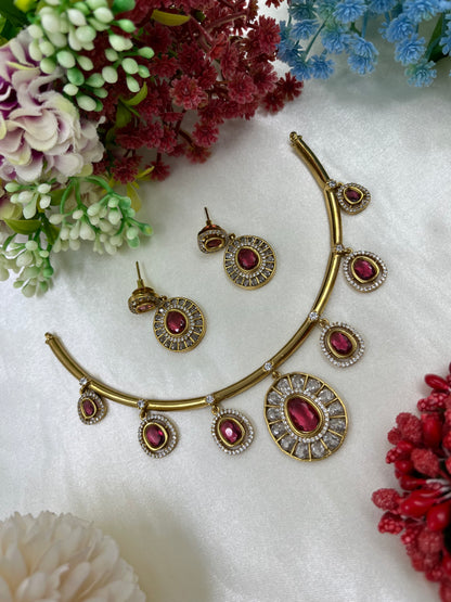 Ornate Victorian Ad Necklace